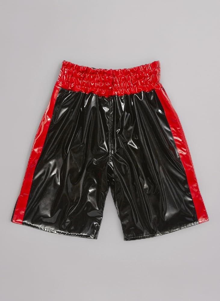 ボクシングショーツ 黒/赤 サテン　ウイニング imgrc0066148256.jpg